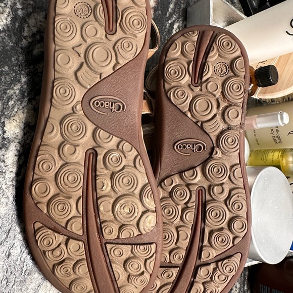 Chaco Tan Leather Sandals Women’s 7 - Picture 3 of 4